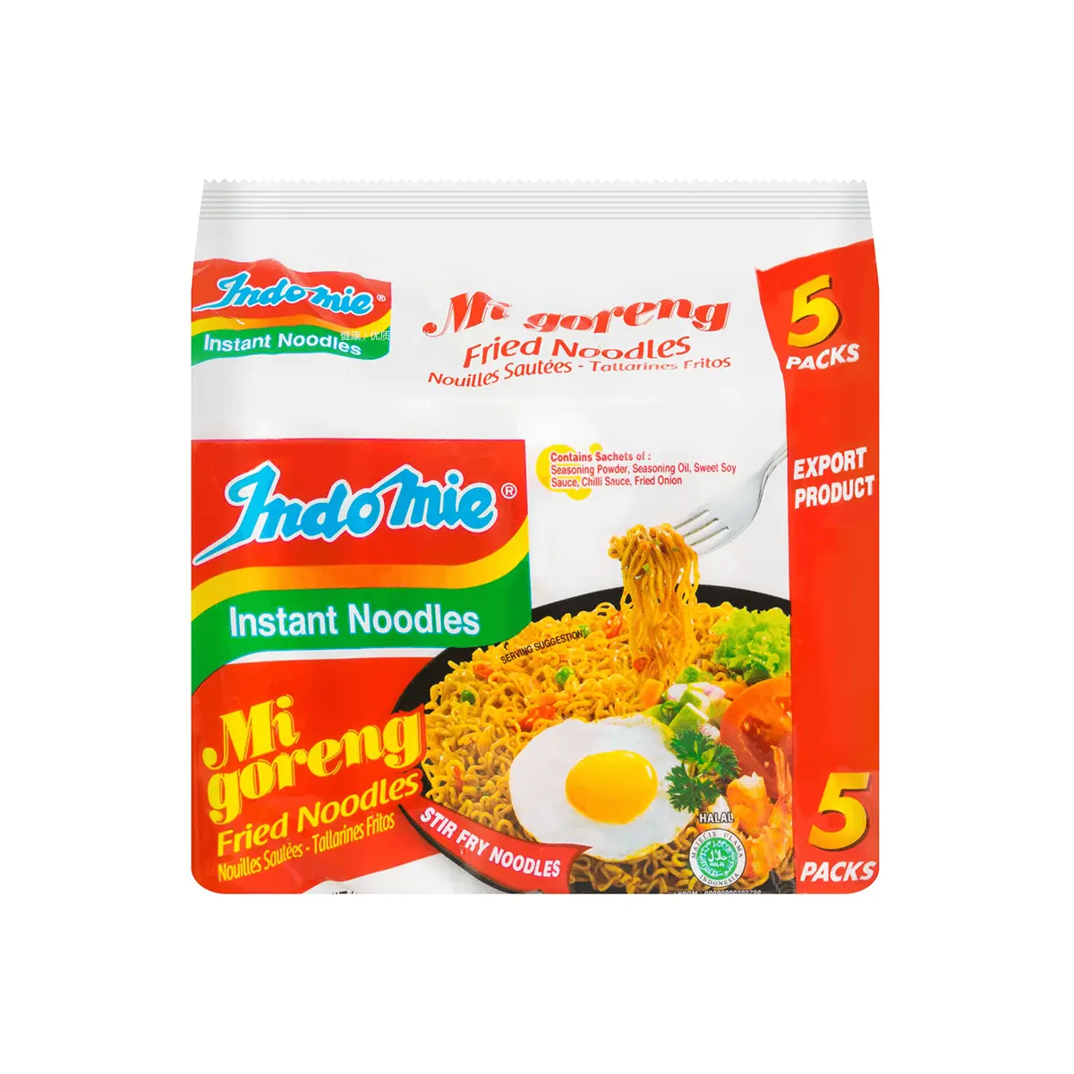 Indomie Original Fried Noodles 5 Pack 425g - Top 10 Best Instant Noodles in the World