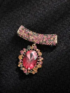 Elegant Crystal Rhinestone Pendant Necklace, High-Quality Jewelry Accessory for Women, Stylish and Durable Design