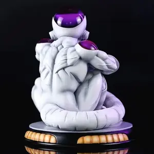 Frieza Figure Statues Figurines Final Form Sitting Model Display Piece, Anime Peripheral Collection, Perfect Gift for Fans, High-Quality Collectible