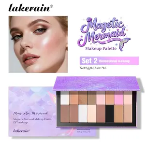 DIY multifunctional colorful makeup palette, magnetic and portable, suitable for displaying cosmetics, perfect for travel, home, and everyday use. An ideal gift for beauty enthusiasts, makeup artists, wives, girlfriends,  also a Christmas gift.