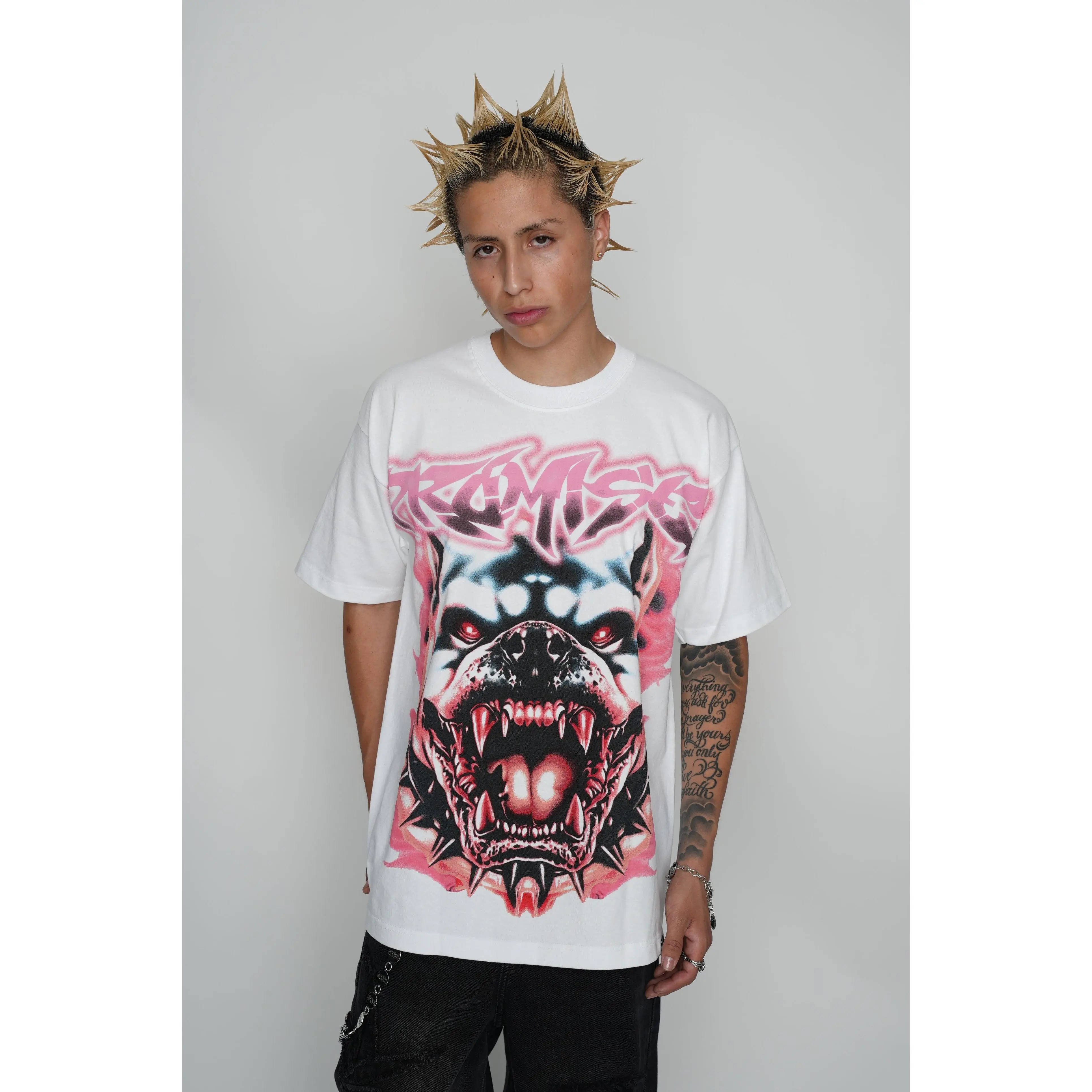 Broken Promises Snarl Oversized Tee