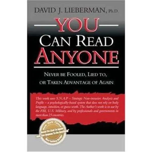 USED Book - You Can Read Anyone: Never Be Fooled, Lied To, or Taken Advantage of Again by Lieberman, David J. (Paperback) - english