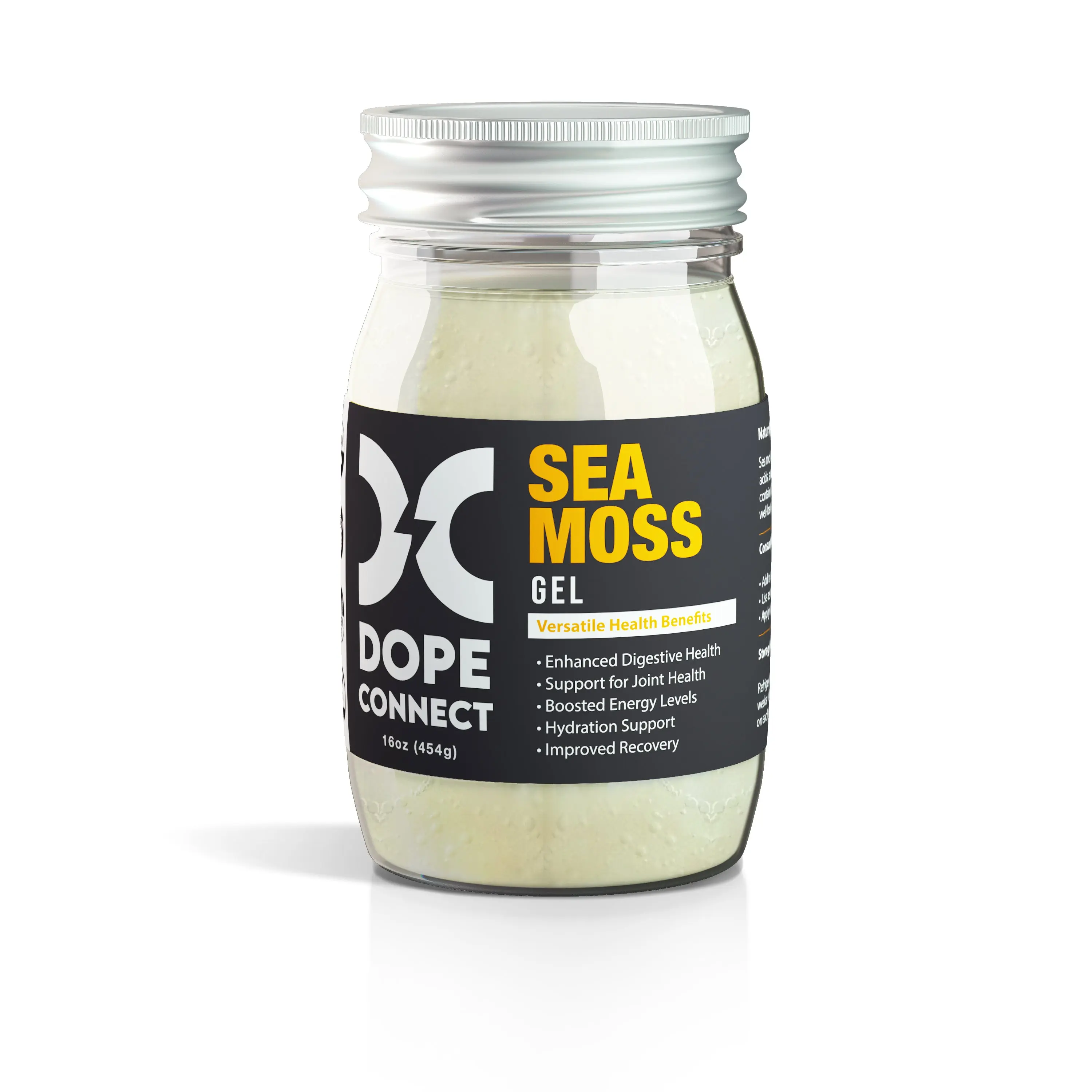 Sea Moss Gel - Daily Moisturizer for Skincare & Workout - Hydration Support, Improved Skin Comfort