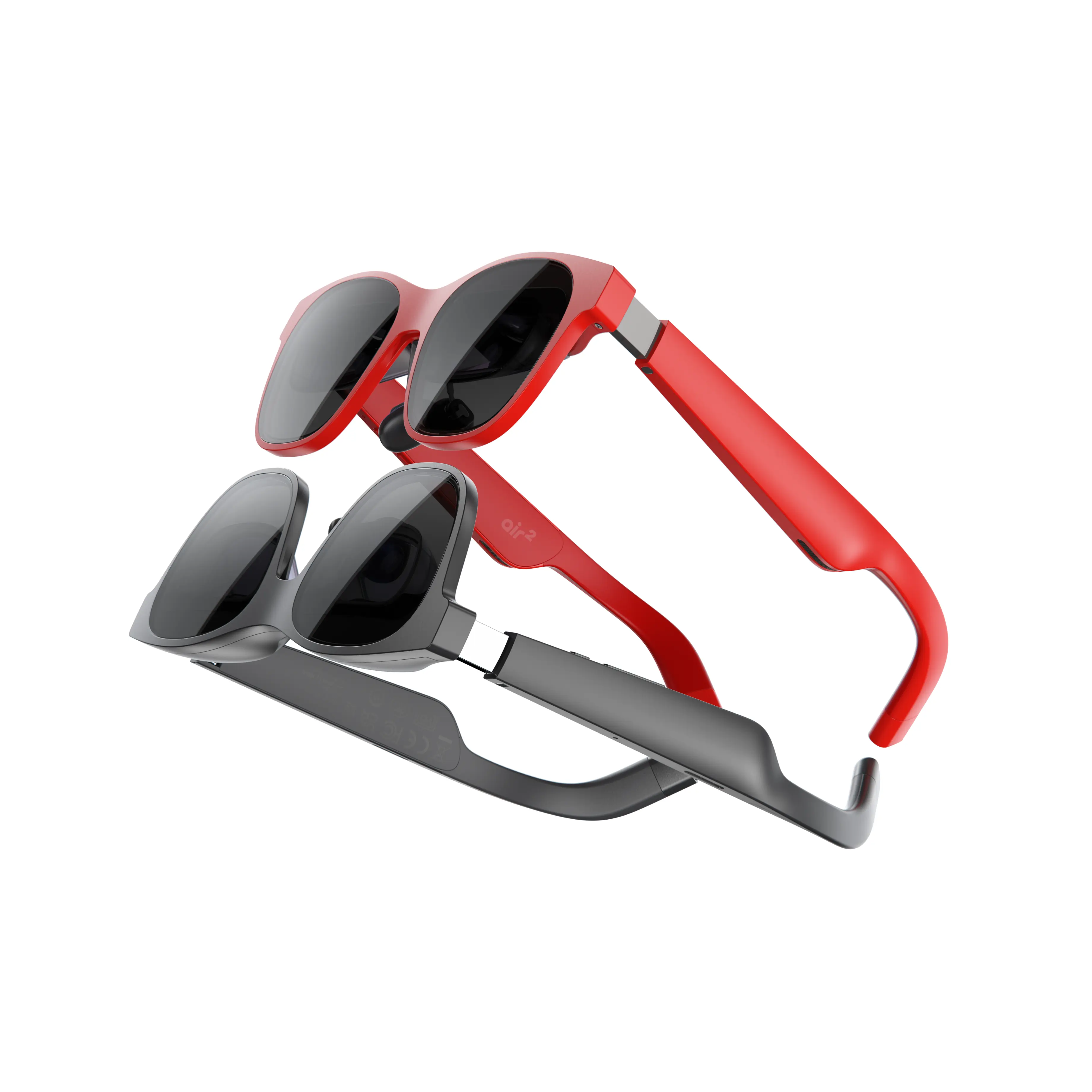 XREAL Air 2, AR Glasses, Formerly Nreal, Up to 330" Wearable Display with All-day Comfort, 72g 120Hz 1080P, Ideal for Gaming, Streaming and Working, Smart Glasses, Best TV/Projector/Monitor Alternative