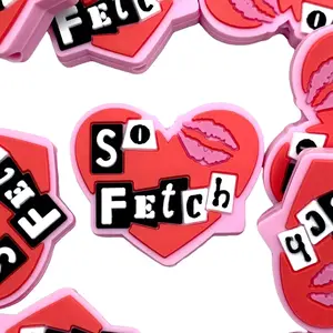 So Fetch Silicone Focal Beads - Heart Shape Bead for Crafting & Beaded Pens DIY Supplies Hearts