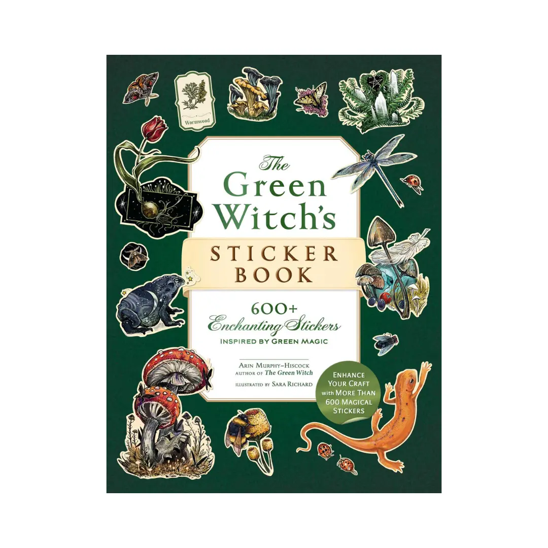 The Green Witch's Sticker Book, Lifestyle & Hobbies Crafts-DIY Themed Stickers Collection for Book Enthusiasts The Green Witch's Sticker Book, Lifestyle & Hobbies Crafts-DIY Themed Stickers Collection for Book Enthusiasts