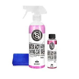 Nano Ceramic Car Coating Spray Quick Easy Apply Paint Polishing Glazing Liquid Anti-Fouling Waterproof Scratch Resistant Mirror Finish Automotive Paint Care Protector for All Vehicle Paint Surfaces