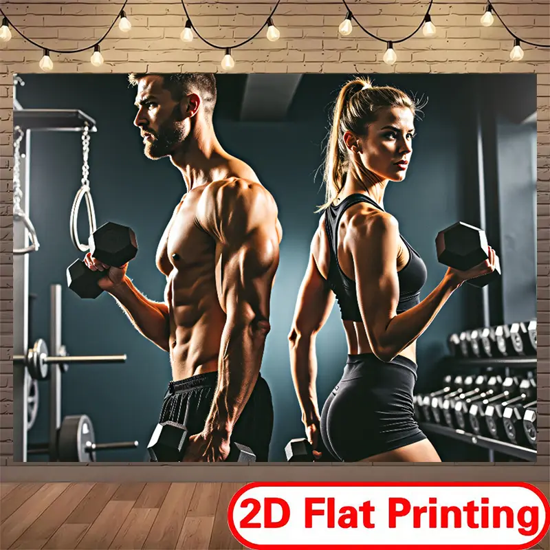 2D Flat-Print Polyester Banner, Decorative Holiday Backdrop for Thanksgiving Dinner Events, Indoor Use