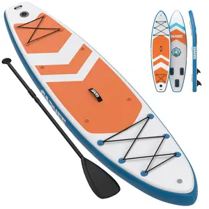 Inflatable Paddle Board for Adults, 10'6" with Premium Accessories, Non-Slip EVA Deck, Ultra-Light Carry Bag, Pump, SUP Board for Adult