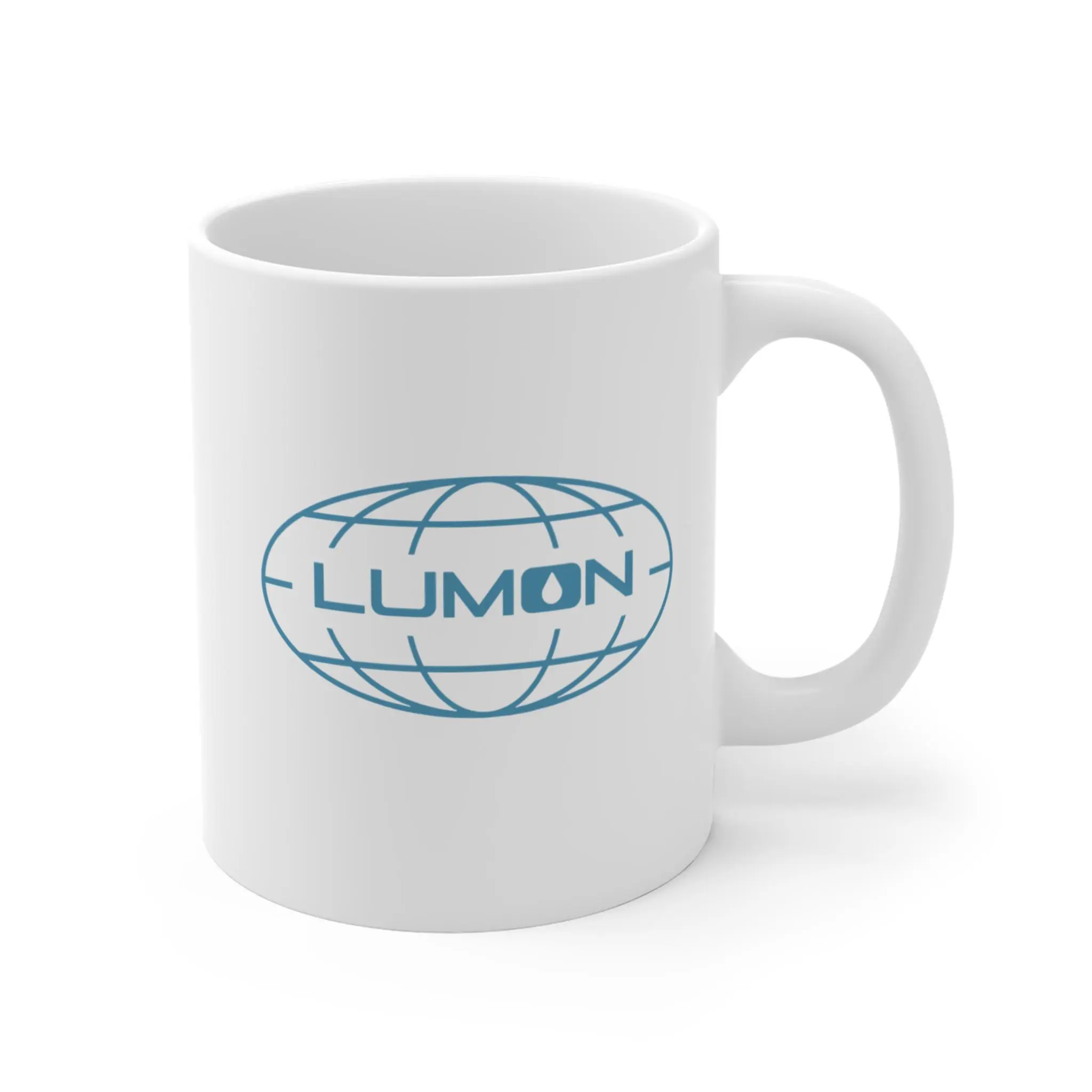 Lum.on Sever.ance Mug (Blue Logo) - Collectible TV Show Cup Severed SVRD Floor Fictional Corp Fan Gift Helly Innie Outie Unique Coffee Cup