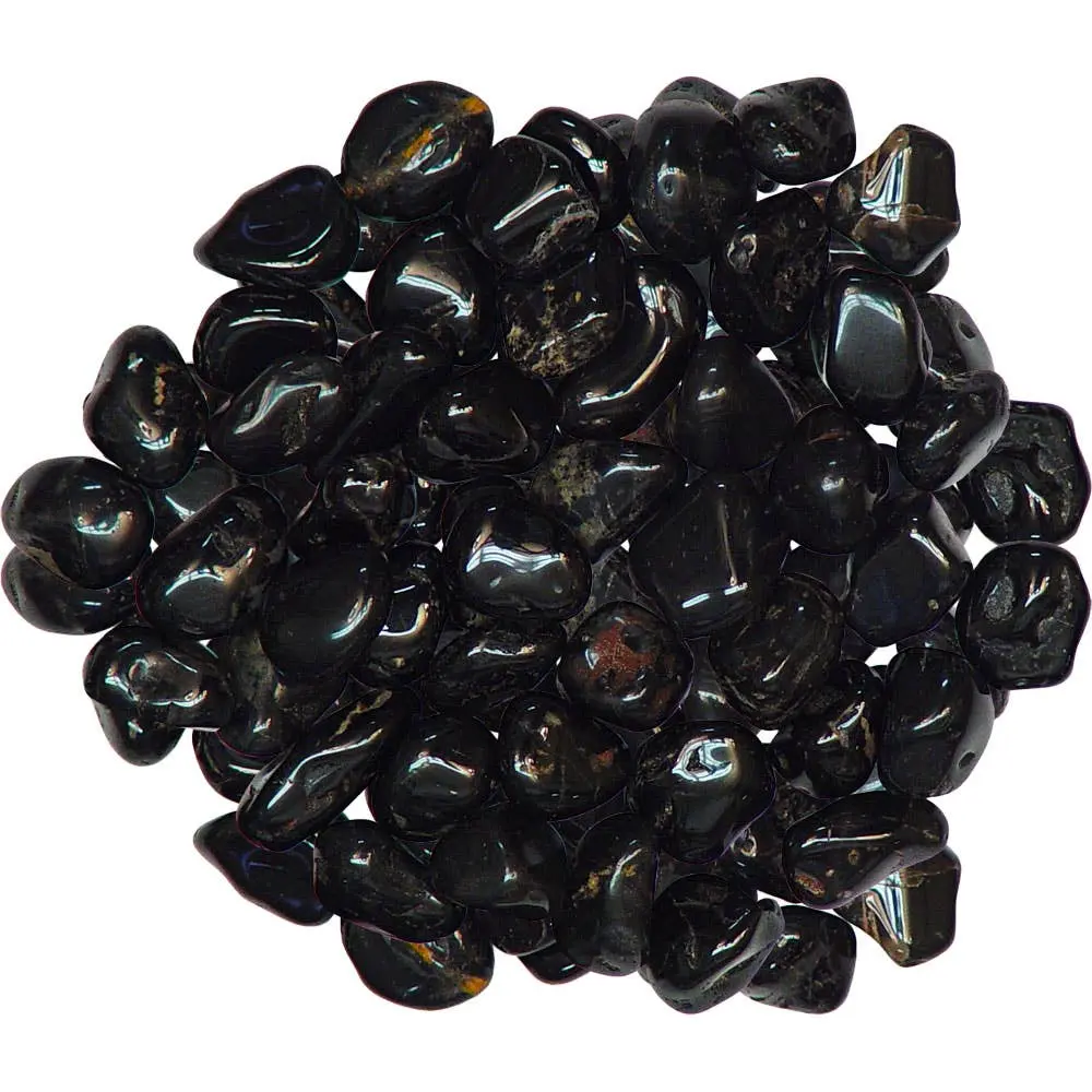Black Onyx Tumbled Stone – Strength & Stability