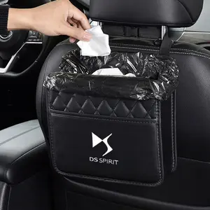 Car Seat Storage Bag for Ds Spirit Ds3 Ds4 Ds5 5ls Ds6 Ds7 Wild Rubis, Multi-Functional Backrest Hanging Bag, Foldable Organizer