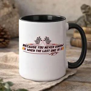Kyle Busch Forever Rowdy Mug, Number 8 Racing Tribute Coffee Cup, Memorial Ceramic Mug for Motorsport Fans, Racing Lover Gift Mug