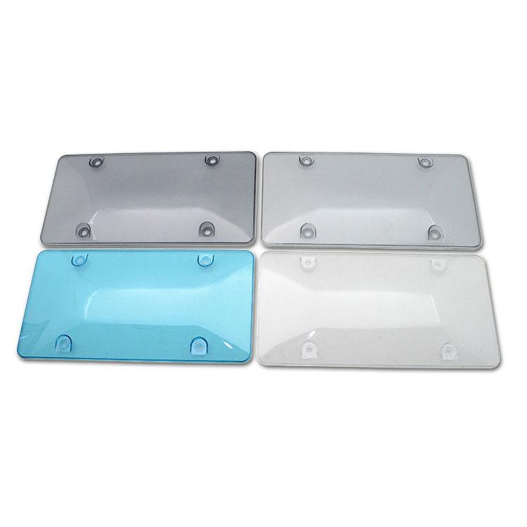 Modified US Standard Transparent License Plate Frame Plastic Metal Universal Car Brand Frame