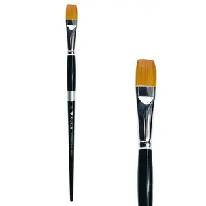 Trekell Golden Taklon Long Handle Artist Brush -  Size #20 Bright