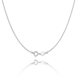 925 sterling silver chain necklace for women 1.1mm cable chain necklace upgraded spring-ring clasp-thin & sturdy-Italian quality 16/18/20/22/24 inch
