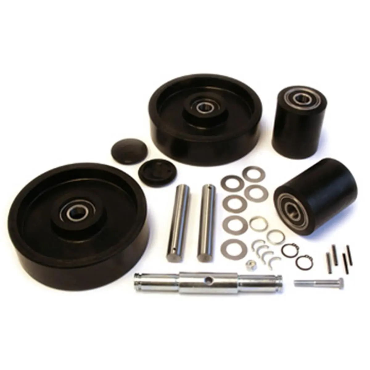 ECO I-55 Complete Wheel Kit for Manual Pallet Jack - Black