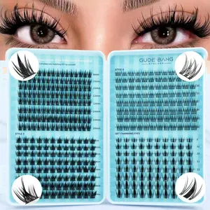 Natural and flowing eyelash curses, pointed eyelash extensions, CC-shaped curly single eyelash extensions, 8-16mm curses with base, DIY 400pcs of eyelashes at home, Diy Volume Eyelashes, Cosmetic False Lashes, Diy Makeup Lashes, False Eyelashes Extensions