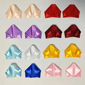 Ribbon Rose Petals, 100pcs Forever Eternal Flower Silk for DIY Bouquet Handmade Gift Materials for Handcrafters, Wedding Decoration, DIY Artificial Rose, for Fake Flowers