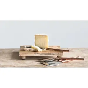 Cheese Knives Set of 4 Stainless/ Copper