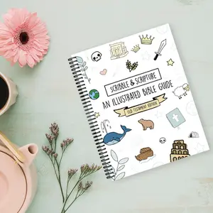 Scribble and Scripture Old Testament Planner, An Illustrated Bible Study Notebook with Chapter Outlines - Christian Journal for Adults, Perfect for Personal Devotion or Group Study