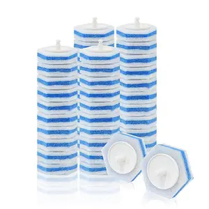 50PCS Upgraded Toilet Wand Refills for Disposable Wand Heads Most Toilet Wand Refills for Toilet and Bathroom Cleaning