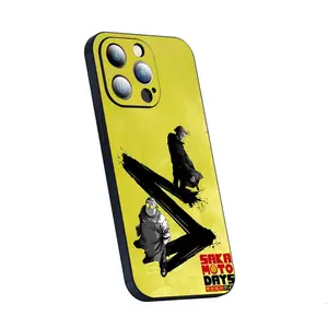 Taro Sakamoto Japan anime poster Phone Case For iPhone 17 16 e 15 14 13 12 Plus Mini Pro Max Soft black Protective Shockproof Cover