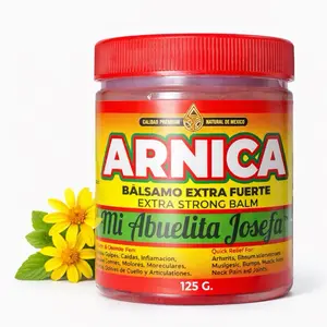 Arnica Extra Strong Balm 125g or 250g | Bálsamo Arnica Fuerza Extra | De Mi Abuelita Josefa | Muscle & Joint Relief