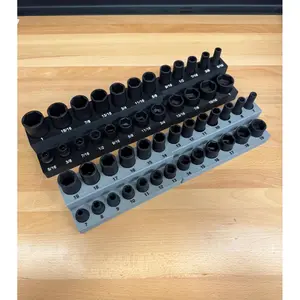 Harbor Freight Icon 3/8&Quot; Impact Sae + Metric Socket Organizer (Deep & Shallow)