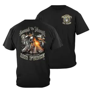Second To None Air Force Shirt, US Air Force Pilot Graphic Tee, Soft Cotton Blend T Shirt, Military Aviation Apparel for Men Women, Veteran Patriotic Gift