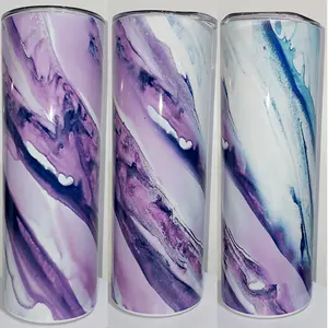 Blue & Purple Marble Tumbler