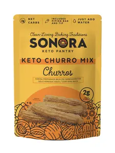 Sonora Keto Pantry Keto Churro Mix Traditional Flavor Sweet 2g Net Carbs Per Serving Low Carb Authentic Mexican Treats Sugar Free Cinnamon Fried Pastries