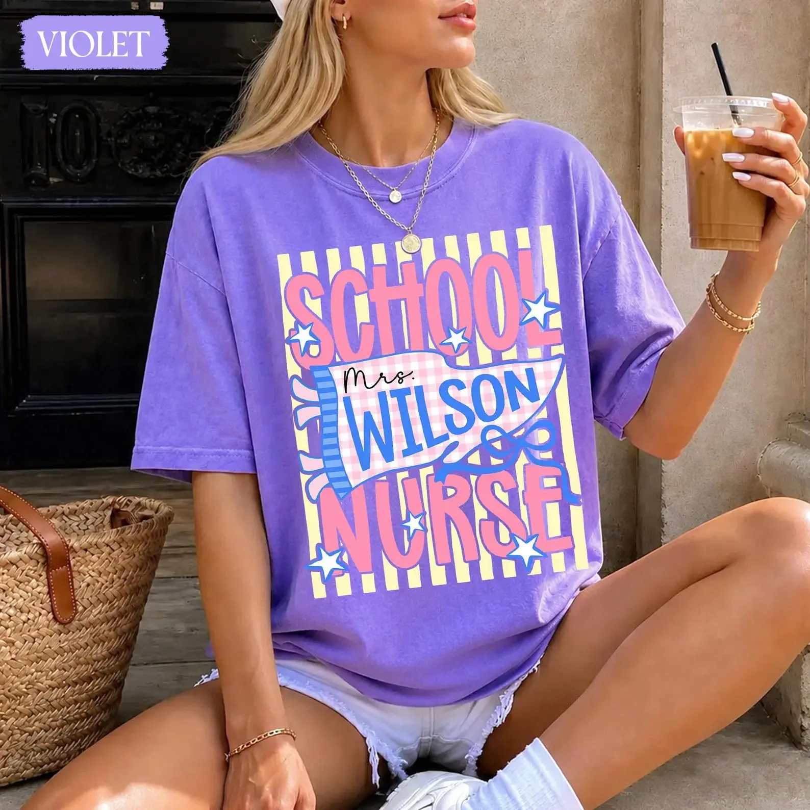 Custom School Staff Matching Shirt