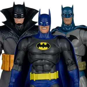 DC Multiverse Damian Batman Bethlehem, 1900's, & Hush 2 7-Inch Scale Figures