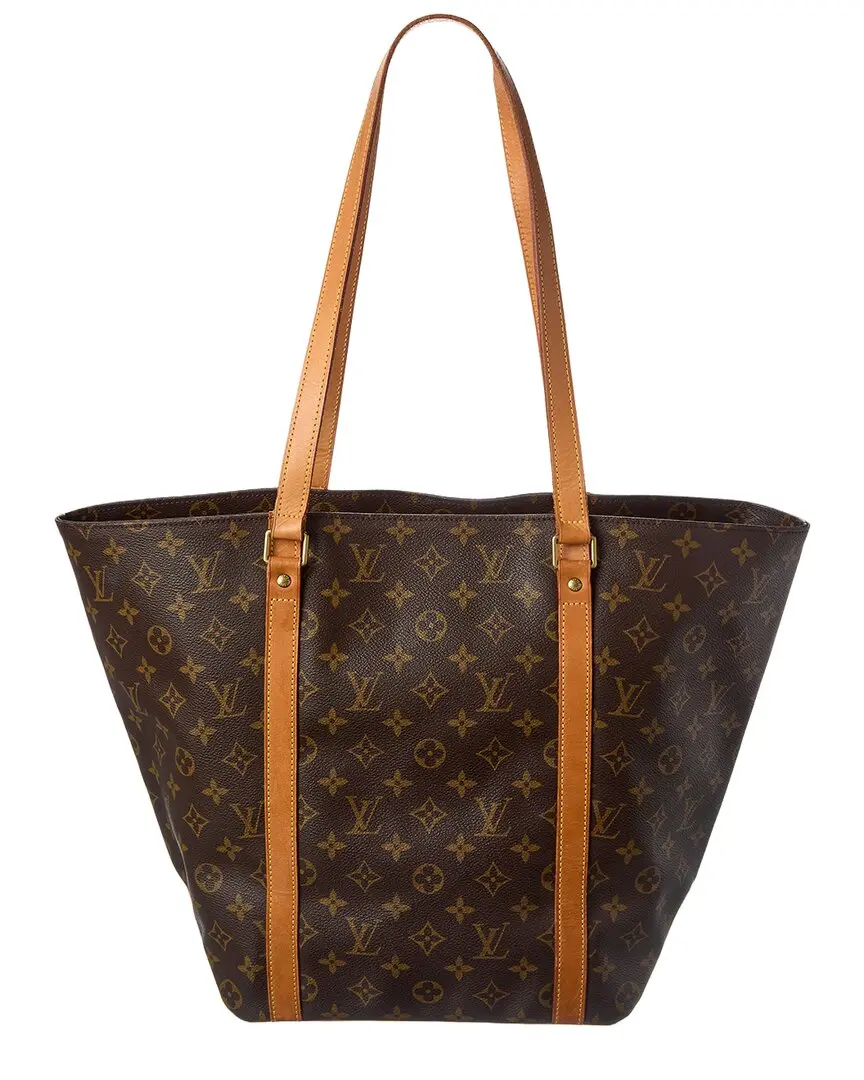 Louis Vuitton Brown Monogram Coated Canvas Sac Shopping (Authentic Pre-Loved)