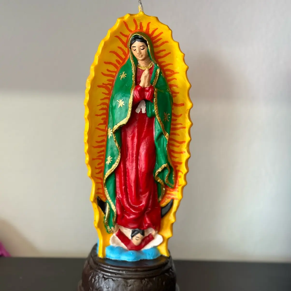 Virgen Mary candles, Virgen de Guadalupe Velas,