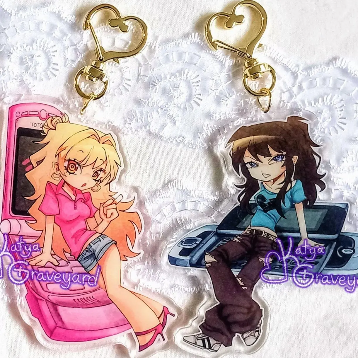 Class of '09 Nicole, Jecka, Ari & Emily Acrylic Keychains