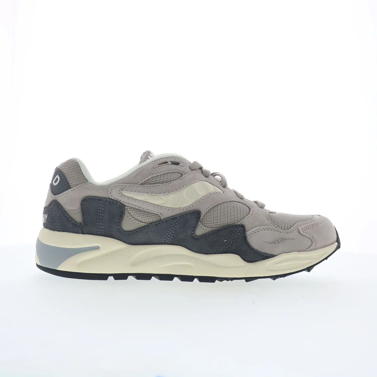 Saucony Grid Shadow 2 S70772-2 Mens Gray Suede Lifestyle Sneakers Shoes