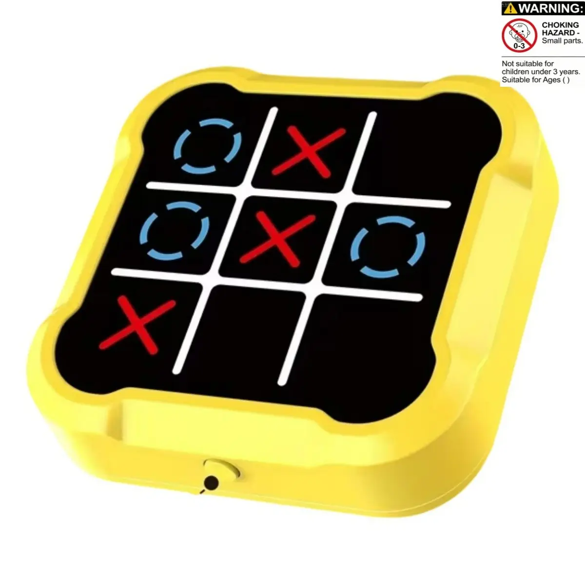 Electronic Tic-Tac-Toe Puzzle Game, Fun Strategy Family Board Games, Board Games For Family Night, Durable ABS Material, Interactive Classic Game for Family Entertainment and Gifts, Fun Tabletop Game