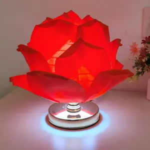 Creative Large Rose Table Lamp / Lotus Light — Dreamy, Influencer-Style Bedside Lamp for Girls' Bedrooms and Wedding Decor