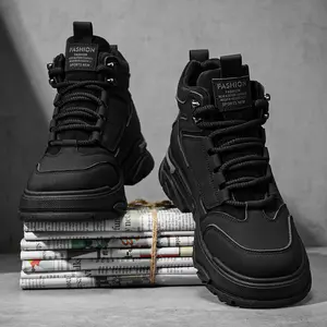 Men's Shoes Fall/Winter 2025 New High-top Anti-Slip Wear-Resistant Workwear Shoes Men's Casual Versatile Sneakers