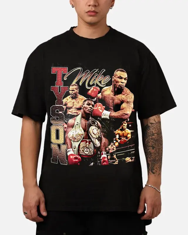 Vintage Style Mike Tyson Bootleg T-Shirt, Tyson Sport Boxing Rap