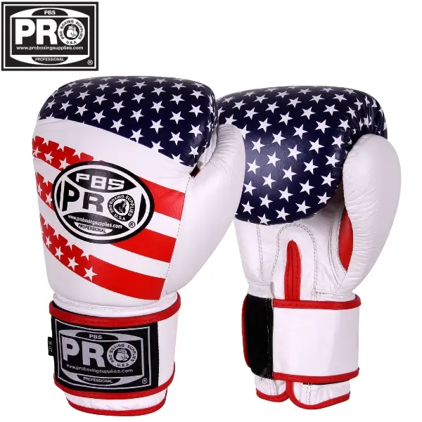 ProBoxing Leather Boxing Gloves – (USA) – Training Boxing Gloves for Boxing, MMA, Muay Thai & Sparring – Durable Genuine Leather, Wrist Support, Impact Protection