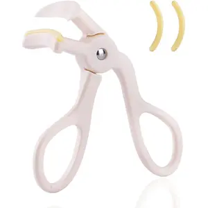 Precision Eyelash Curler with Replacement Pads, No Pinch Design