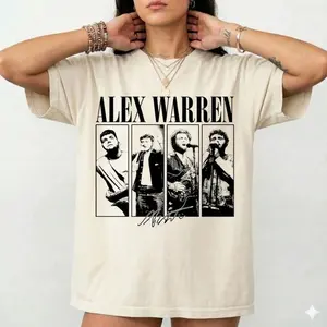 Alex Warren Music Tour 2026 Inspired Shirt, Retro 90s Alex Warren Tour Concert Vintage Shirt Alex Warren Merch 2026 XN7