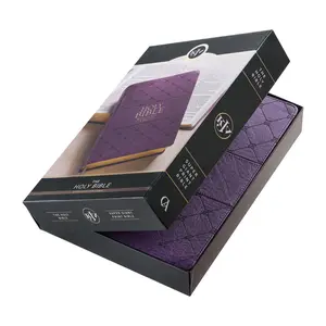 Purple Faux Leather Super Giant Print King James Version Bible