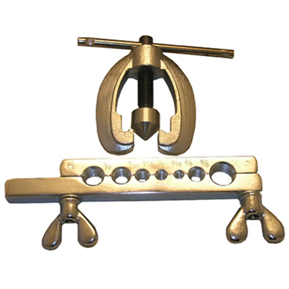 212 MAIN Carded Copper-Aluminum Pipe Flaring Tool, Larsen Supply Model 13-2807, 0.63 in. Size for Home Improvement Bathroom Fixture Accessories