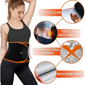Waist Trimmer for Women & Mens Waist Trainer Sweat Belt Plus Size, Upgraded
