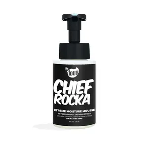 Chief Rocka Xtreme Moisture Mousse for Curly Hair – Curl Defining Hair Mousse for Women with Lasting Hold, Frizz Control & Shine – Styling Foam for Wavy Hair, Coily Hair & Natural Hair Products, 8oz
