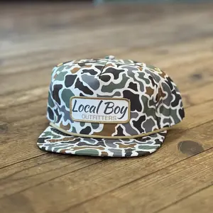 Local Boy Insignia Low-Profile Localflage Bluff Camo Rope Hat | Local Boy Outfitters